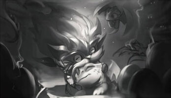 Drachenzähmer Heimerdinger Splash Konzept 1 (vom Riot-Künstler Jem Flores)