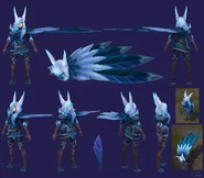 SSG Xayah Model 2 (by Riot Artist Yekaterina Bourykina)