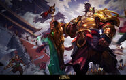 Warring Kingdoms Garen Splash Concept 3 (by Riot Artist Jojo So)