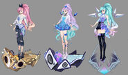 K/DA ALL OUT Seraphine Concept 4 (by Riot Artist Oscar Vega)