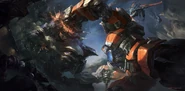 Mecha Zero Sion Promo 3 (by Riot Artist Suke 'hugehugesword' Su)