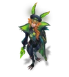 Xayah BattleBat (Emerald)