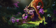 Lulu "Legends of Runeterra" Illustration 1 (by Riot Contracted Artists Sixmorevodka Studio)