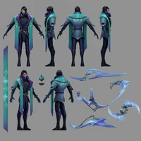 Aphelios Model 2 (vom Riot-Künstler Hunter Gage)