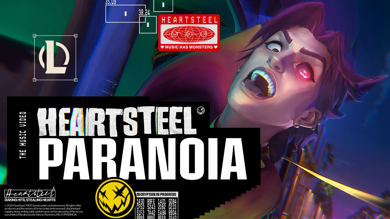 HEARTSTEEL, lança single PARANOIA e novas skins para League of Legends e  Wild Rift