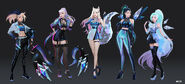 K/DA "MORE" Concept (by Riot Artist Jason Chan)