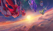 Star Guardian "New Stars" Illustration 1 (by Riot Artists Mo Yan and Suke 'hugehugesword' Su)