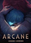 "Arcane" Season 1 (2021) Logo (by Riot Contracted Artists Fortiche Productions)