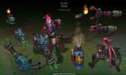 Zombie Slayer Jinx Concept 4 (by Riot Artist Charles 'Yideth' Liu and Paul 'Zeronis' Kwon)