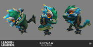 Shan Hai Scrolls Kog'Maw Model 1 (by Riot Contracted Artist Kudos Productions)