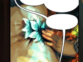 A Serpentleaf being used as dressing for a wound.