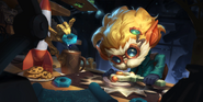 Heimerdinger "Legends of Runeterra" Illustration 1 (by Riot Contracted Artists Sixmorevodka Studio)