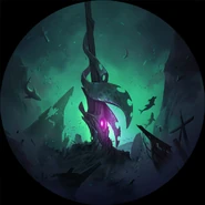 The Darkin Harpoon "Legends of Runeterra" Illustration (by Riot Contracted Artists Kudos Productions)