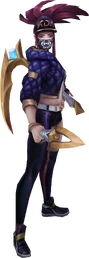 Akali KDA TFT Render