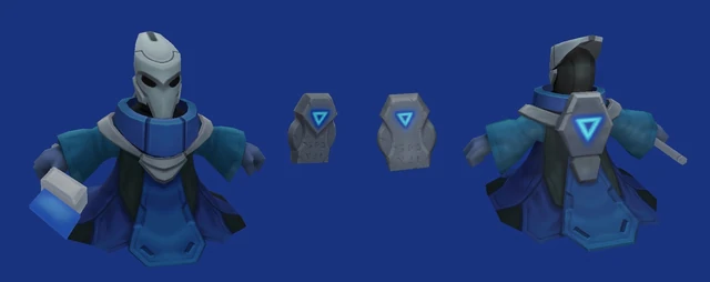 Blauer Ordnungszaubervasall