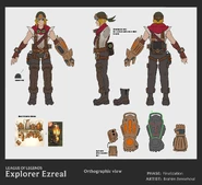 Explorer Ezreal Update Concept 1 (by Riot Artist Brahim Bensehoul)