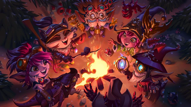 Promocional del Campamento Yordle (por los artistas de Riot, Cesar Rosolino y Carlos Luzzi)