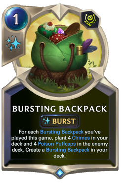 Bursting Backpack Legends of Runeterra League of Legends Wiki