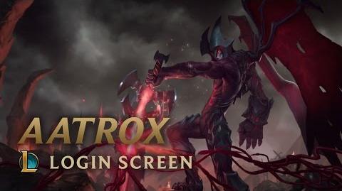 Aatrox, the Darkin Blade - Login Screen