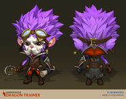 Dragon Trainer Heimerdinger Concept 3 (by Riot Artist Vlad Bacescu)