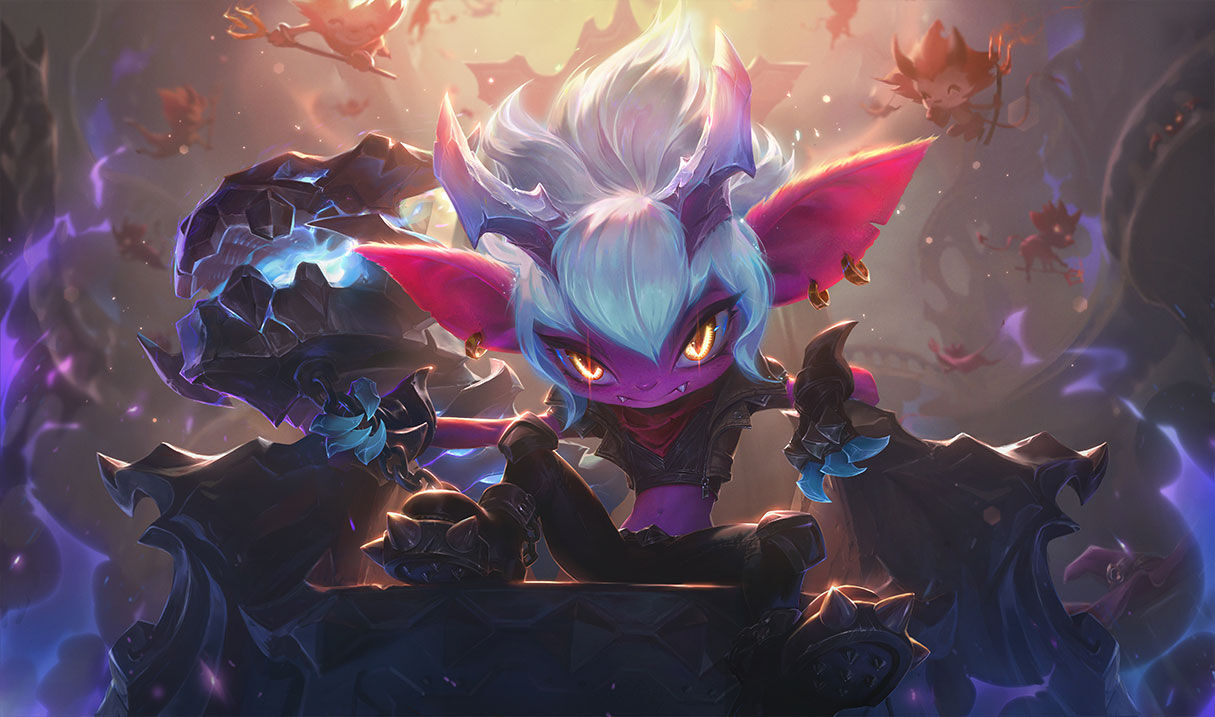 Tristana player Rocket Jumps to a level 1 pentakill in League of