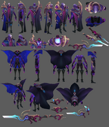 Dark Cosmic Jhin Model 5 (by Riot Artist Duy Khanh Nguyen)