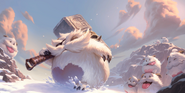 Mighty Poro "Legends of Runeterra" Illustration (by Riot Contracted Artists Sixmorevodka Studio)