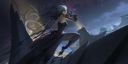Shadow Assassin "Legends of Runeterra" Illustration (by Riot Contracted Artists Sixmorevodka Studio)
