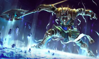 A God-Warrior known as Nasus.