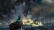 Thresh "Legends of Runeterra" Illustration 1 (by Riot Contracted Artists Sixmorevodka Studio)