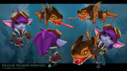 Dragon Trainer Tristana Model 1 (by Riot Artist Cody Bunt)