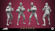 Vi "Arcane" Model 2 (by Riot Contracted Artists Fortiche Productions)