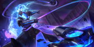 Pulsefire Thresh "Legends of Runeterra" Illustration 2 (by Riot Contracted Artists MoGi Group)