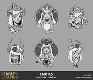 Cosmic & Dark Cosmic Lux Emote Concept 1 (by Riot Artist Leon Ropeter)