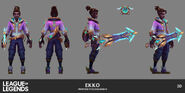 Prestige Star Guardian Ekko Model 1 (by Riot Contracted Artist Joey Zhang)