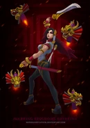 Warring Kingdoms Katarina Model 2 (by Riot Artist Maddy 'MissMaddy' Taylor Kenyon)