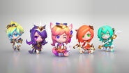 Star Guardian Statue Model 1 (by Riot Artists DragonFly Studio)