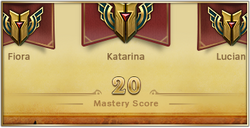  League of Legends champion mastery scores for İLLAOİ  BABA (TR)