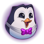 Fioletowy Nakręcony Pengu