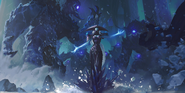 Lissandra "Legends of Runeterra" Illustration 2 (by Riot Contracted Artists Sixmorevodka Studio)