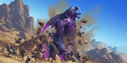 Rek'Sai "Legends of Runeterra" Illustration 1 (by Riot Contracted Artists Sixmorevodka Studio)