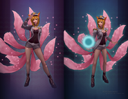 Popstar Ahri Model (by Riot Artist Maddy 'MissMaddy' Taylor Kenyon)