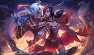 Sweetheart Rakan and Xayah