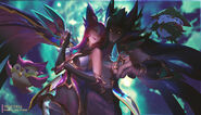 Star Guardian Rakan and Xayah Splash Concept 2 (by Riot Artist Esben Lash Rasmussen)