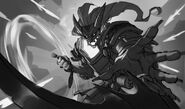 Blood Moon Thresh Splash Concept 2 (by Riot Artist Esben Lash Rasmussen)