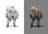 Braum "Ruined King" Concept (by Riot Contracted Artist Grace Liu)