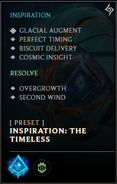 Inspiration: The Timeless (Inspiration + Resolve)