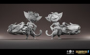 Firecracker Tristana "Almost Home" Model 1 (by Riot Contracted Artists IDEOMOTOR Studio)