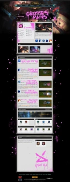 La page de Vi, vandalisée par Jinx (cliquez pour une plus grande version)