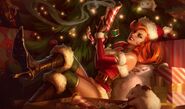 Candy Cane Miss Fortune